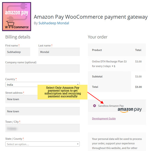 amazon pay woocommerce payment gateway 1