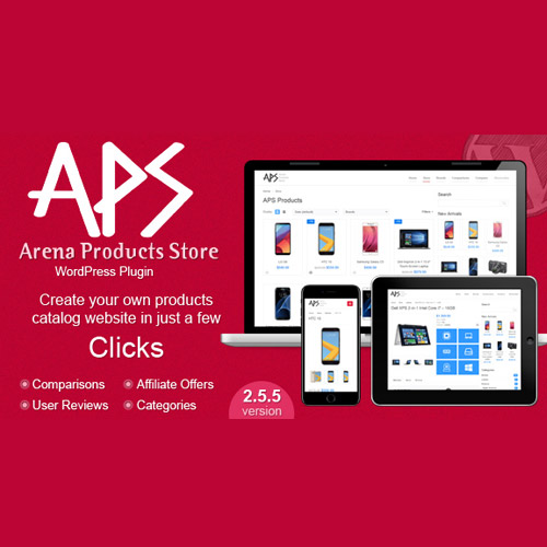 arena products store wordpress plugin 1