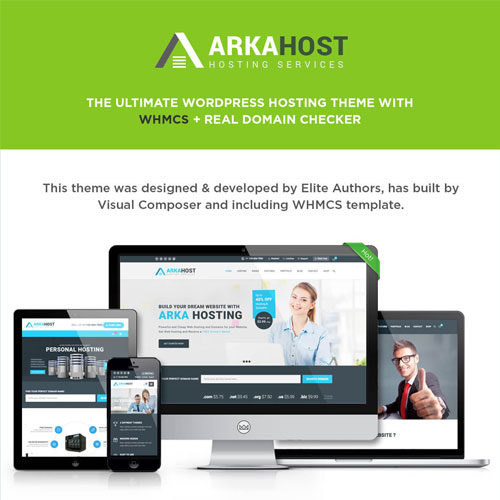 arka host whmcs hosting shop corporate theme 1