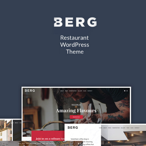 berg restaurant wordpress theme 1
