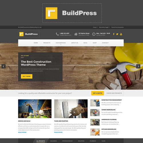 buildpress multi purpose construction and landscape wp theme 1