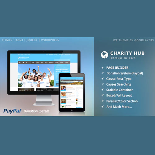 charity hub nonprofit fundraising wordpress 1