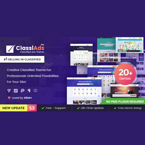 classiads classified ads wordpress theme 1