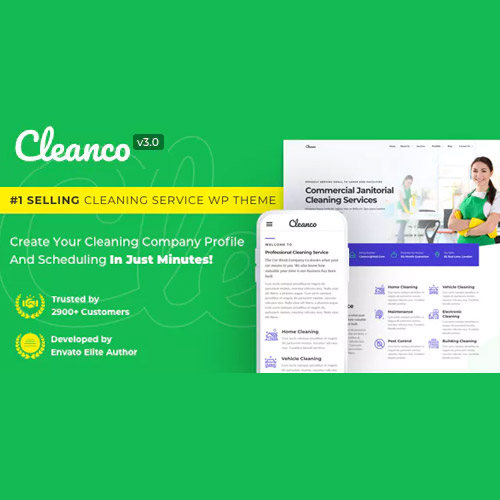 cleanco cleaning service company wordpress theme 1