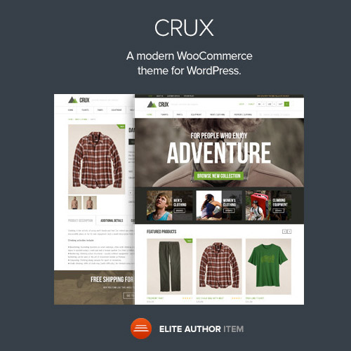 crux a modern and lightweight woocommerce theme 1