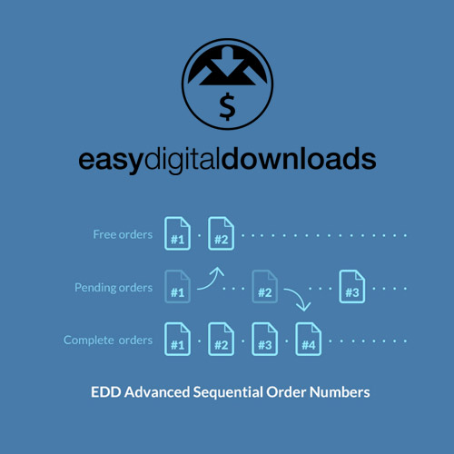 easy digital downloads advanced sequential order numbers 1