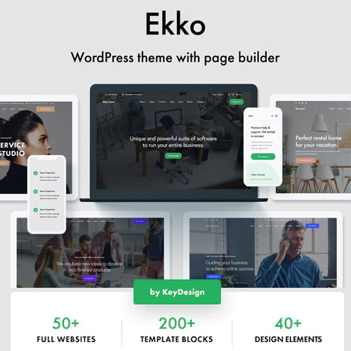 ekko multi purpose wordpress theme with page builder 1