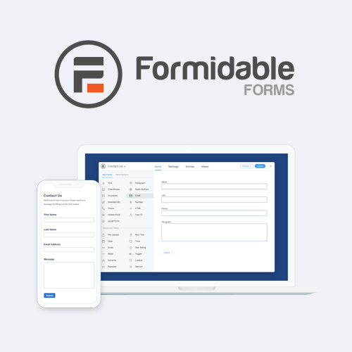 formidable forms pro wordpress form builder plugin