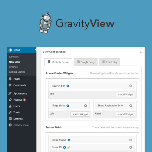 gravity view wordpress plugin 1