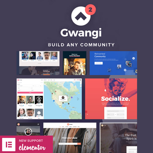 gwangi pro multi purpose membership social network buddypress community theme 1