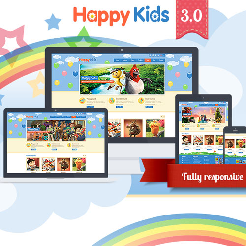 happy kids children wordpress theme 1