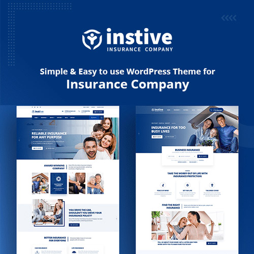 instive insurance wordpress theme 1