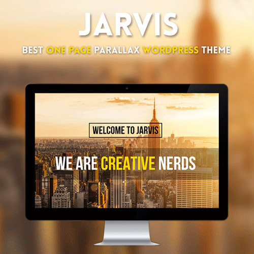jarvis onepage parallax wordpress theme 1