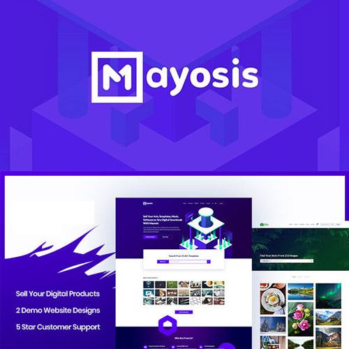 mayosis digital marketplace wordpress theme 1
