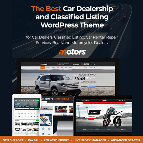 motors automotive car dealership car rental auto classified ads listing wordpress theme 1