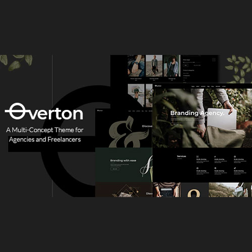 overton creative theme for agencies and freelancers 1