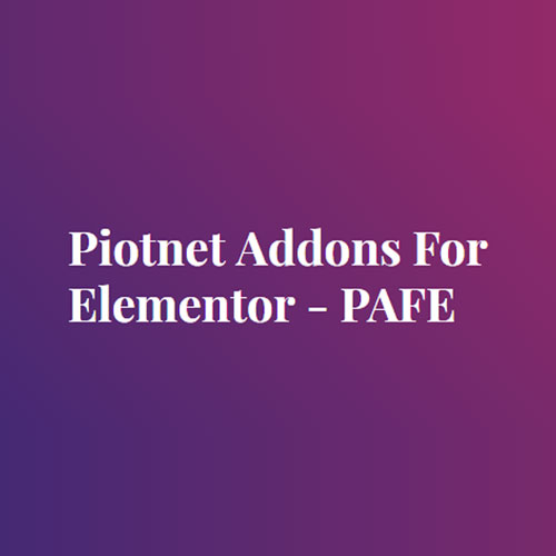 piotnet addons for elementor pro 1