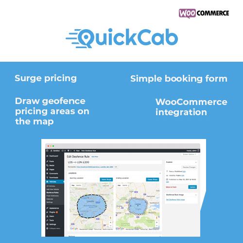 quickcab woocommerce taxi booking plugin 1