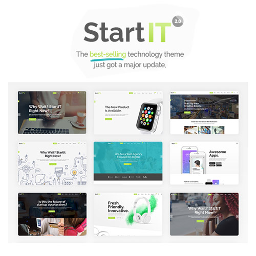 startit a fresh startup business theme 1