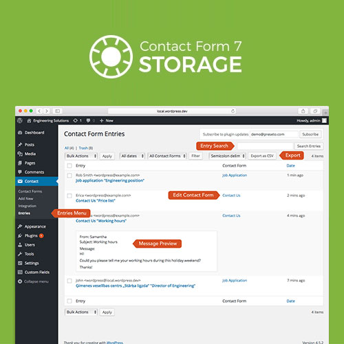 storage for contact form cf7 1