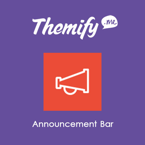 themify announcement bar 1
