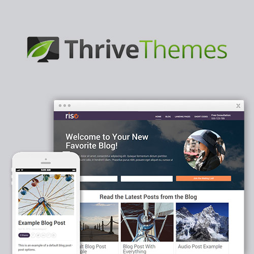 thrive themes rise wordpress theme 1