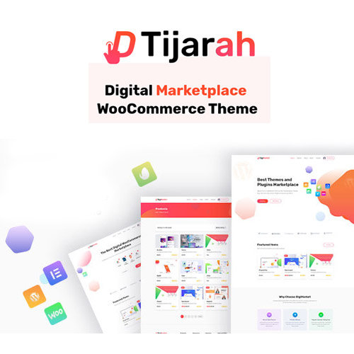 tijarah digital marketplace woocommerce theme 1