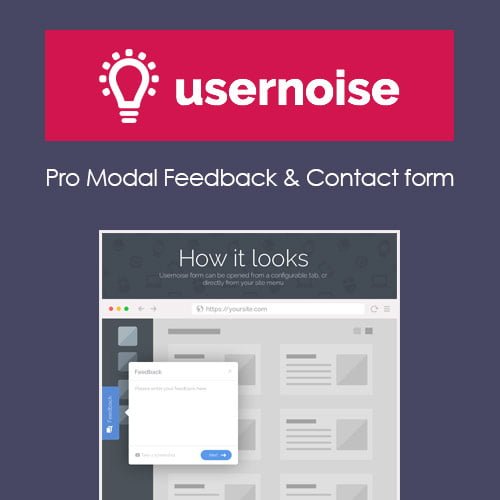 usernoise pro modal feedback contact form 1