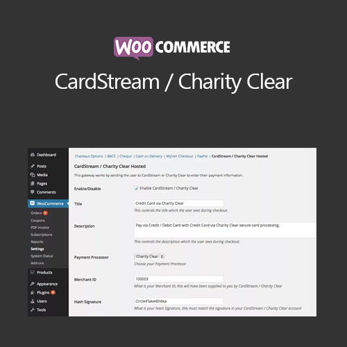 woocommerce cardstream charity clear 1