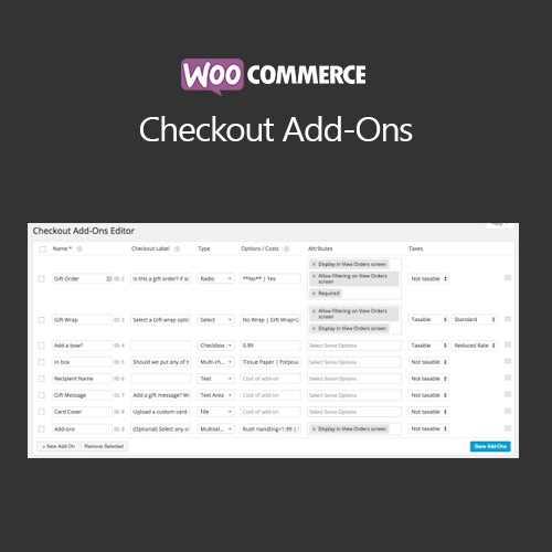 woocommerce checkout add ons 1