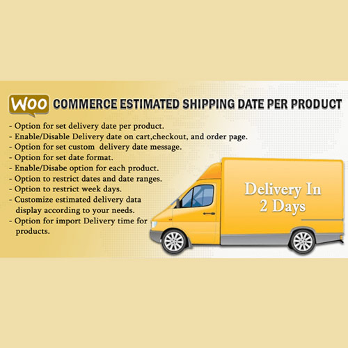 woocommerce estimated shipping date per product 1