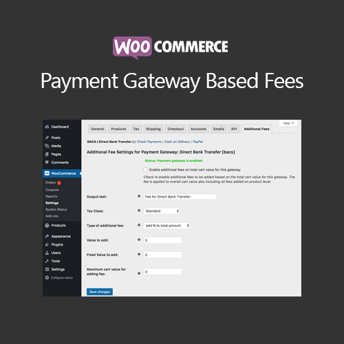 woocommerce payment gateway based fees 1