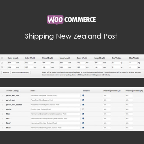 woocommerce shipping new zealand post 1