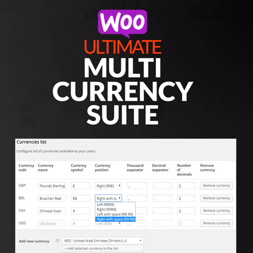 woocommerce ultimate multi currency suite 1