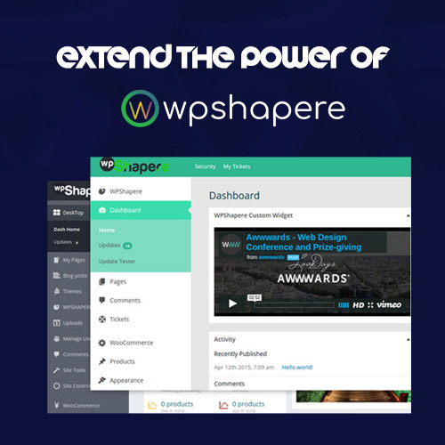 wordpress admin theme wpshapere 1
