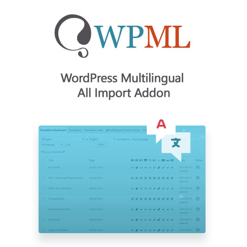 wordpress multilingual all import addon 1