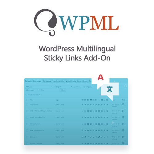 wordpress multilingual sticky links add on 1
