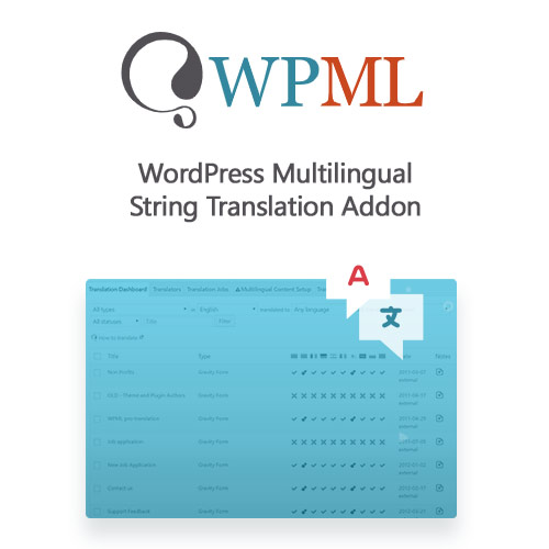wordpress multilingual string translation addon 1