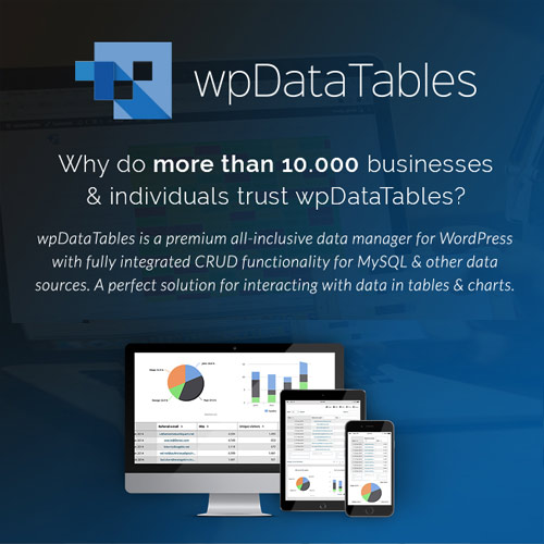 wpdatatables e28093 tables and charts manager for wordpress