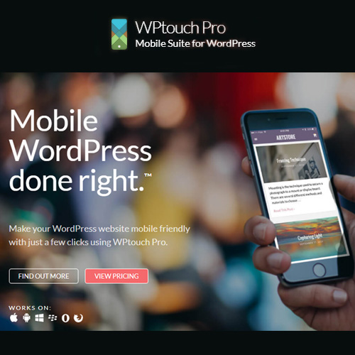 wptouch pro mobile suite for wordpress 1